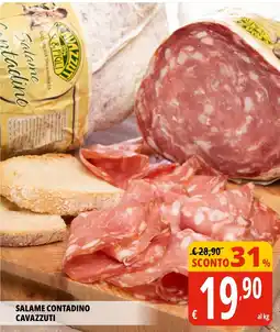 Tigros Salame Contadino Cavazzuti offerta