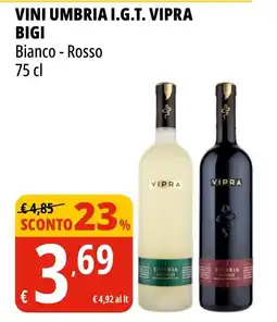 Tigros Vini Umbria I.G.T. Vipra Bigi offerta