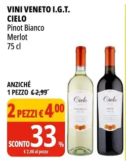 Tigros Vini Veneto I.G.T. Cielo offerta