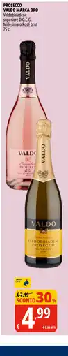 Tigros Prosecco Valdo Marca Oro offerta