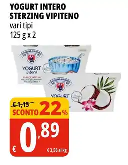 Tigros Yogurt intero Sterzing Vipiteno offerta