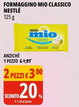 Tigros Nestlé Formaggino mio classico offerta