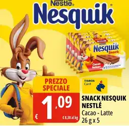 Tigros Nestlé Snack Nesquik offerta