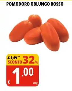 Tigros Pomodoro oblungo rosso offerta