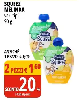 Tigros Squeez Melinda offerta