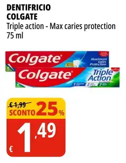 Tigros Dentifricio Colgate Triple Action offerta