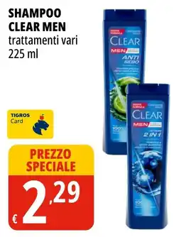 Tigros Shampoo Clear Men offerta