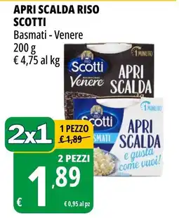 Tigros Apri scalda riso Scotti Basmati - Venere offerta