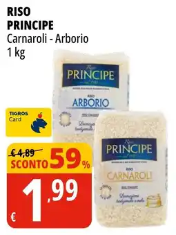 Tigros Riso Principe Carnaroli - Arborio offerta