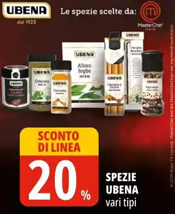 Tigros Spezie Ubena vari tipi offerta