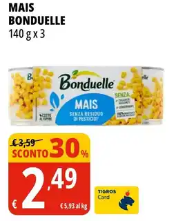 Tigros Mais Bonduelle offerta