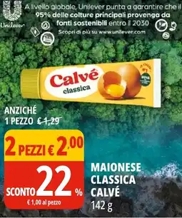 Tigros Maionese classica Calvé offerta