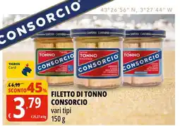 Tigros Filetto di tonno Consorcio offerta