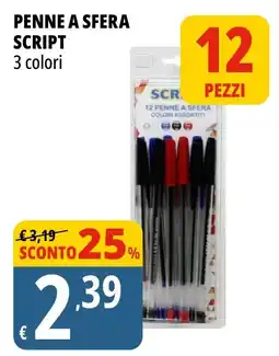 Tigros Penne a sfera script offerta