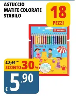 Tigros Astuccio matite colorate Stabilo offerta