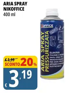 Tigros Aria spray Nikoffice offerta