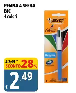 Tigros Penna a sfera Bic 4 colori offerta