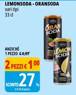 Tigros Oran Soda Lemon Soda offerta