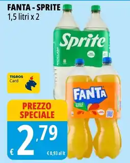 Tigros Fanta - Sprite offerta
