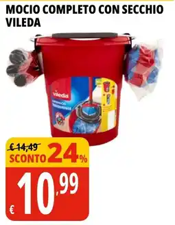 Tigros Mocio completo con secchio Vileda offerta