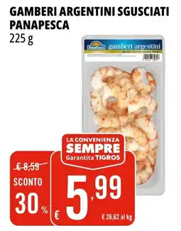Tigros Gamberi argentini sgusciati Panapesca offerta