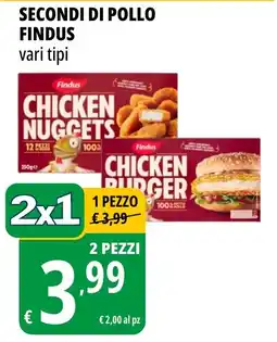 Tigros Secondi di pollo Findus offerta