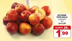 Iperal Nettarine pasta gialla offerta
