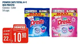 Tigros bio Presto Power Caps offerta