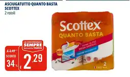 Tigros Asciugatutto Scottex quanto basta offerta