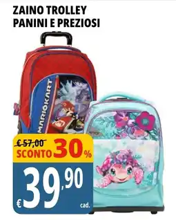 Tigros Zaino trolley Panini e Preziosi offerta