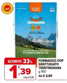 Iperal Formaggio Dop Grattugiato Trentingrana offerta
