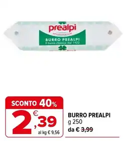Iperal Burro Prealpi offerta