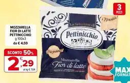 Iperal Mozzarella Fior di latte Pettinicchio offerta