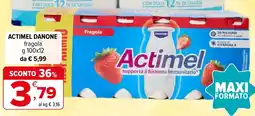 Iperal Actimel Danone Fragola offerta