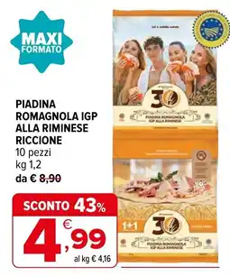 Iperal Piadina Romagnola IGP alla Riminese Riccione offerta