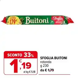 Iperal Sfoglia Buitoni offerta