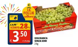 Tigros Uva bianca senza semi offerta