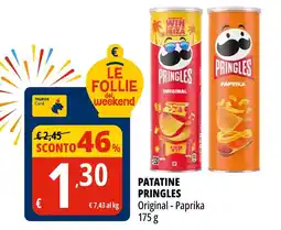 Tigros Patatine Pringles offerta