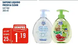 Tigros Sapone liquido Fresh & Clean offerta