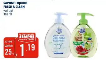 Sapone liquido Fresh & Clean