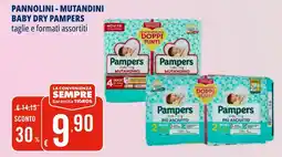 Tigros Pampers Baby-dry Mutandino offerta