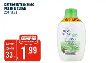 Detergente intimo Fresh & Clean