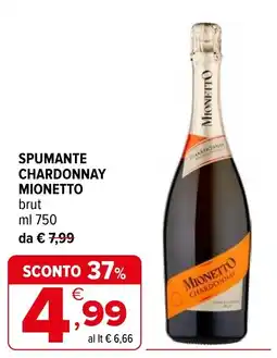 Iperal Spumante Chardonnay Mionetto offerta