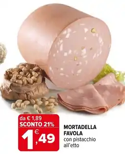 Iperal Mortadella Favola con pistacchio offerta