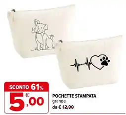 Iperal Pochette stampata offerta