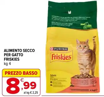 Alimento secco per gatto Friskies