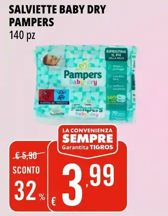 Salviette baby dry Pampers