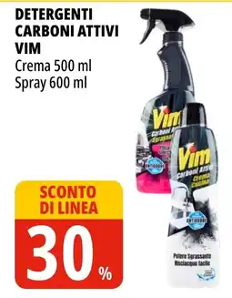 Tigros Detergenti carboni attivi Vim offerta