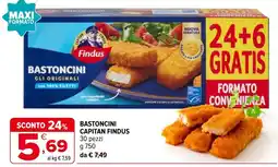 Iperal Bastoncini Capitan Findus offerta