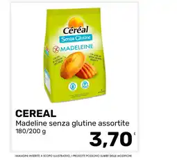 Iper Tosano Cereal Madeline senza glutine assortite offerta